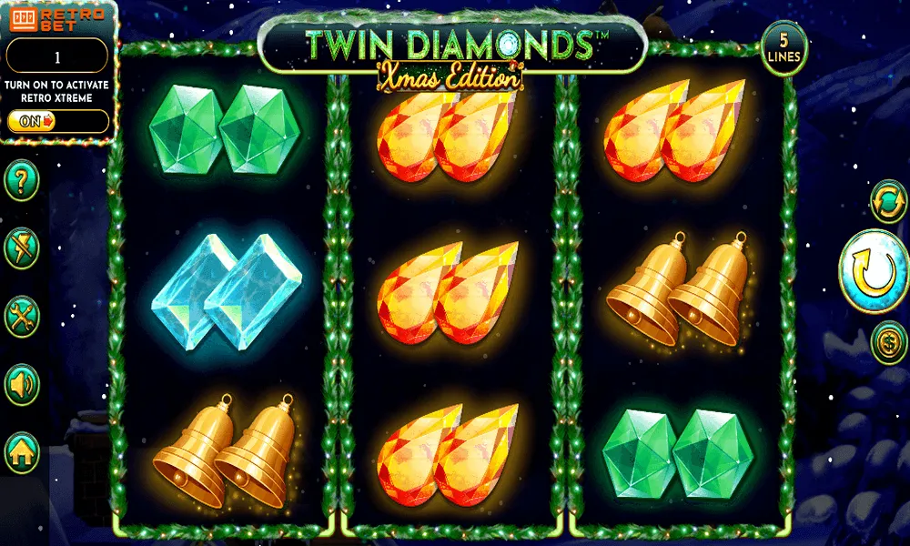 Twin Diamonds Xmas Slot