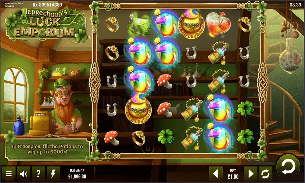 Leprechaun's Luck Emporium Slot