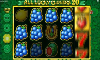All Lucky Clovers 20 Slot
