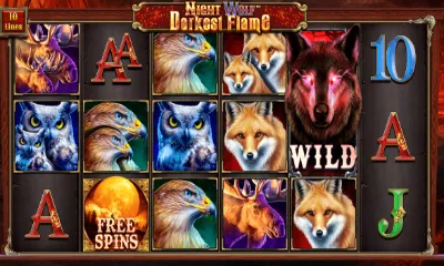 Night Wolf Darkest Flame Slot