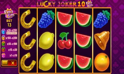 Lucky Joker 10 Extra Gifts Slot