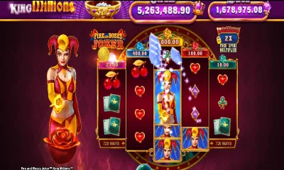 Fire and Roses Joker King Millions Slot