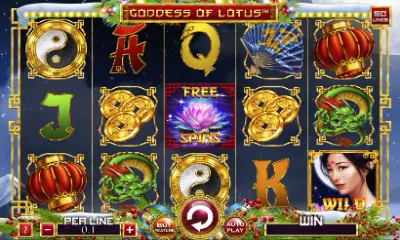 Goddess of Lotus Christmas Edition Slot